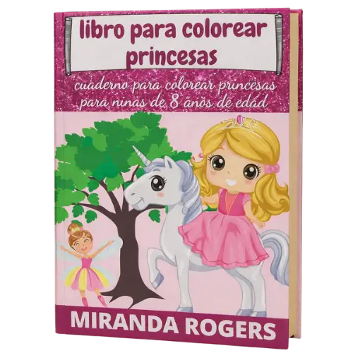 LIBRO DE PLANILLAS PARA PINTURA DE PRINCESAS