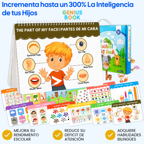 DESARROLLA LAS HABILIDADES DE LENGUAJE Y APRENDIZAJE DE TUS HIJOS CON GENIUS BOOK®
